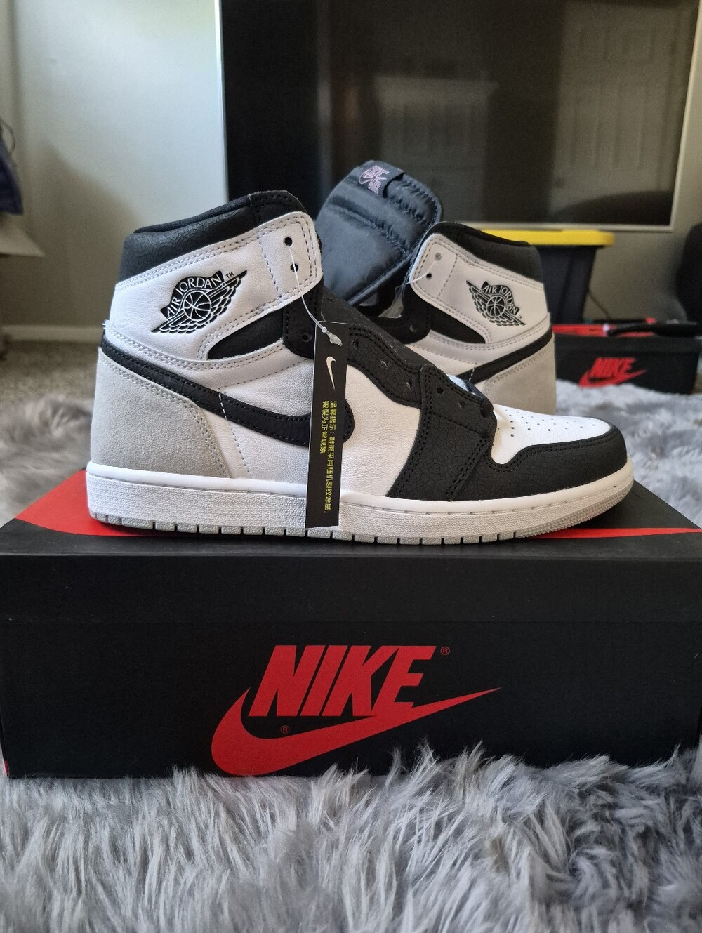 Nike Air Jordan 1 Retro High OG 555088 108 White/Bleached Coral-Black